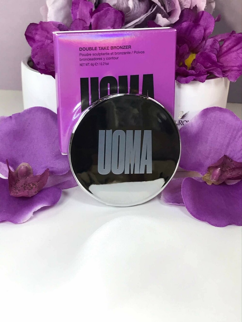 Uoma Double Take Pressed Bronzer in White Pearl FAIR NEUTRAL Full Size, 6g *BNIB - Picture 16 of 16